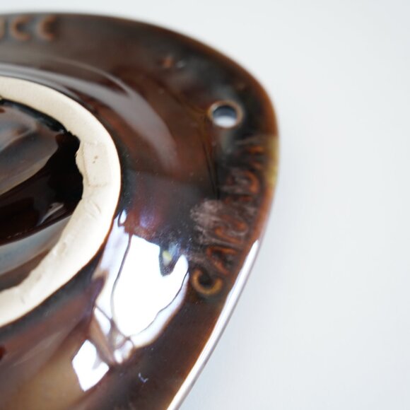 Beauce Pottery Ashtray Quebec Pottery Vintage 1970s 712-A Mid Century Modern - Picture 13 of 14